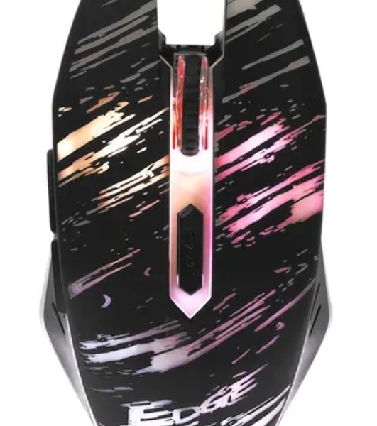 Мышь беспроводная Qumo Edge M17 черный, 2400 dpi, радиоканал, USB, кнопки - 6