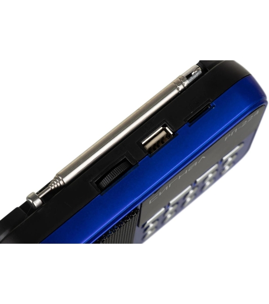 Радиоприемник Сигнал РП-224, бат. 3*АА (не в компл.), 220V, акб 400мА/ч, USB, SD, дисплей, фонарик