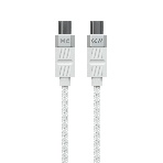 Дата-кабель MORE CHOICE (4620202555007) K87aa 2м USB 3.0A PD60W для Type-C Type-C- 2м, белый, фото 1