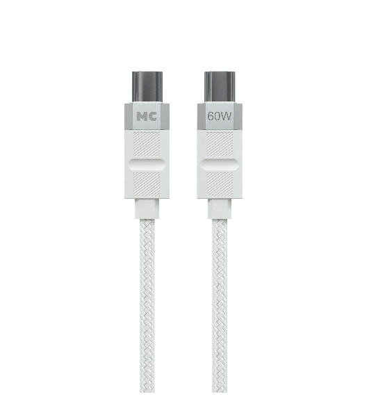 Дата-кабель MORE CHOICE (4620202555007) K87aa 2м USB 3.0A PD60W для Type-C Type-C- 2м, белый