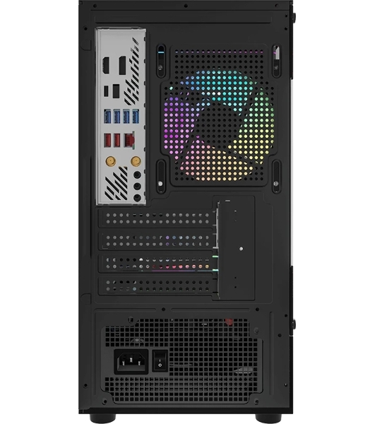 Компьютерный корпус MiniTower AeroCool/Formula Crystal Z1CM PLUS AR black (mATX, без БП, USB Type-A+USB Type-C) (Crystal Z1CM Plus Black AR)