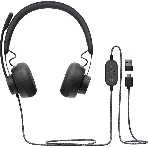 Гарнитура Logitech Zone Wired Teams графит, проводная, USB, фото14