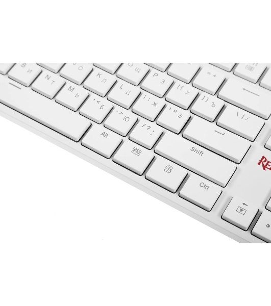 Клавиатура беспроводная Redragon Anubis беспроводная, USB, Bluetooth/Радиоканал, белый