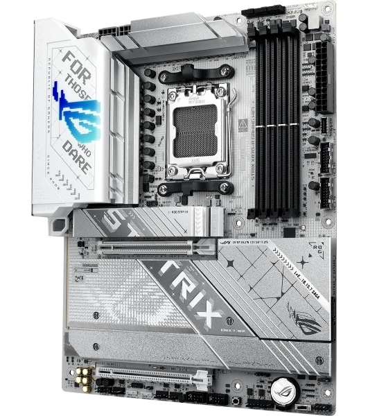 Материнская плата ASUS ROG STRIX X870-A GAMING WIFI, AM5, AMD X870, 4xDDR5, 2xSATA, 4xM.2, 1xPCI-E 4.0 x4, 1xPCI-E 5.0 x16, 1xHDMI, 1xDP, 1x 2.5Gb LAN, 4xUSB-A 3.2 Gen 1, 5xUSB-A 3.2 Gen 2, 1xUSB-C 3.2 Gen 2, 2xUSB4, 2x3.5 мм, 7.1, ATX
