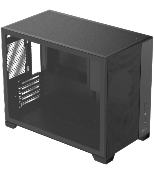 Корпус Formula Air Mesh G6 Plus AR Black, Mini-Tower, чёрный, 3 x 120 мм