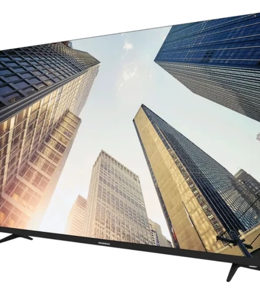 Телевизор Soundmax 55' SM-QLED55T21SU черный QLED UHD 60Hz Android TV