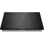 Варочная панель Gorenje ECT642BCSCE, 59 см, Hi-Light, 4 конфорки, таймер, сенсорное управление, шлифованный передний край, PowerBoost, дисплей, блокировка от детей, черный, фото3