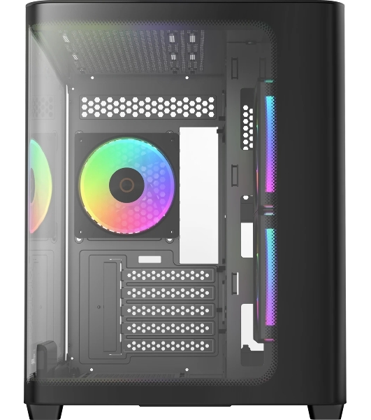 Компьютерный корпус Ocypus Iota C50 BK Curve ARGB Digital mATX без БП (Iota-C50-BKD300CD-GL)