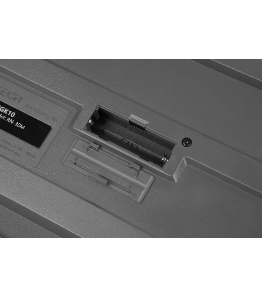 Комплект клавиатура+мышь A4Tech FStyler FG1035 беспроводной, USB, 2000 DPI, чёрный/серый