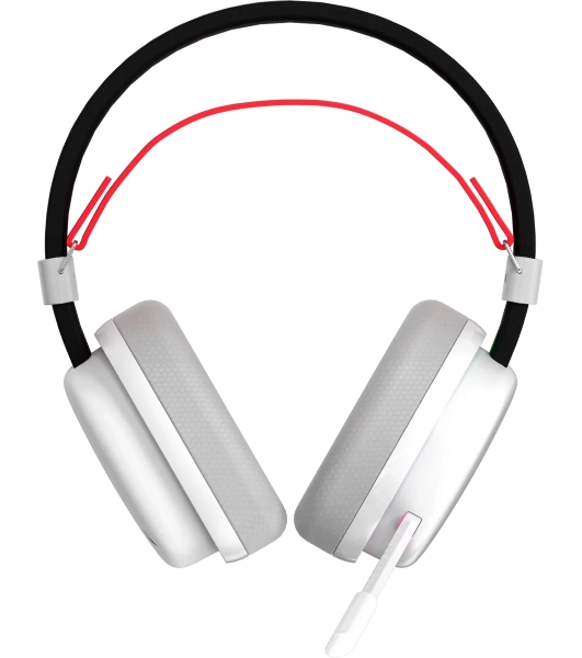 Гарнитура Marvo HG9069W Monka Echo белый, беспроводная + проводная, радиоканал, до 10 ч, подсветка, совместимость с PS5, Xbox