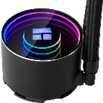 Водяное охлаждение для процессора Thermalright Frozen Notte 240 черный ARGB V2 (240мм, Black, ARGB/ Fans: 2x120мм, 72.37CFM, 27.7dBA, 2000RPM/ Pump height 54мм, 28dBA, 5300RPM, Rad thickness 27мм/ S: 1200, 1700, 1851, 2011, 2066, 115X, AM2, AM2+, AM3, AM3+, AM4, AM5, FM1, FM2, FM2+), фото2