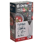 Блендер DELTA DL-7060 черный 1200 Вт, 2 скорости, насадка и нож из нержавеющей стали, фото4
