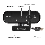 Веб-камера ExeGate BlackView C720 Full HD AF 1920x1080, 30 кадр/с, USB, микрофон (шумоподавление), автофокус, шторка приватности, крепление на мониторе, фото3