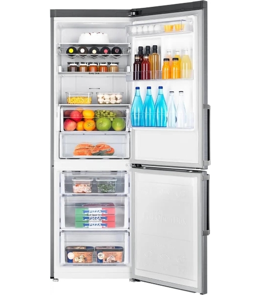 Холодильник Samsung RB33J3515S9/EF серебристый двухкамерный 231/90л морозилка снизу, No Frost