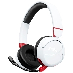 Гарнитура HyperX Cloud Mini белый, беспроводная + проводная, Bluetooth, до 25 ч, совместимость с PS5, Xbox, фото 1