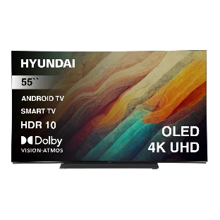 Телевизор Hyundai 55' H-LED55OBU7700 черный OLED UHD 120Hz Smart TV