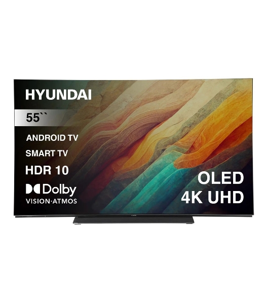 Телевизор Hyundai 55' H-LED55OBU7700 черный OLED UHD 120Hz Smart TV