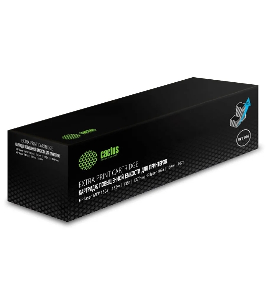Картридж лазерный Cactus CSP-W1106-MPS черный (5000 стр.) для HP Laser 107a/107r/107w/135a MFP/135r MFP/135w MFP/137fnw MFP