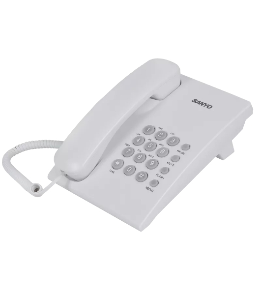 Телефон проводной SANYO RA-S204W белый