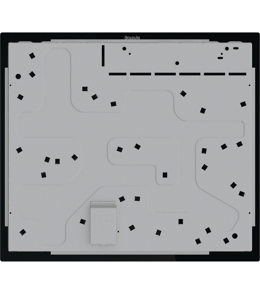 Варочная панель Gorenje ECT642BCSCE, 59 см, Hi-Light, 4 конфорки, таймер, сенсорное управление, шлифованный передний край, PowerBoost, дисплей, блокировка от детей, черный