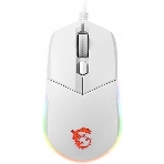 Мышь проводная MSI Clutch GM11 белый, 5000 dpi, USB, кнопки - 6, фото 1