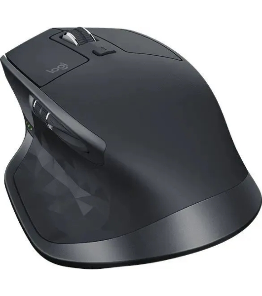 Мышь беспроводная Logitech MX Master 2S графитовый, 4000 dpi, радиоканал, Bluetooth, USB, кнопки - 7