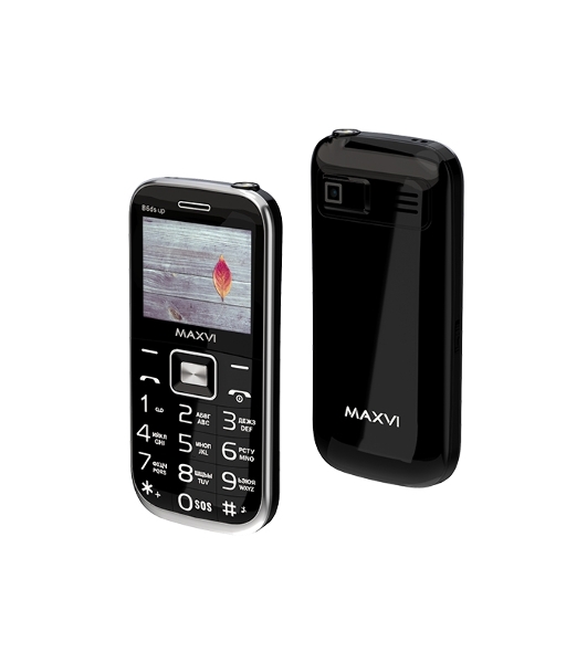 Мобильный телефон Maxvi B6ds up черный