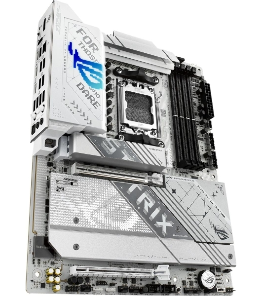 Материнская плата ASUS ROG STRIX X870-A GAMING WIFI, AM5, AMD X870, 4xDDR5, 2xSATA, 4xM.2, 1xPCI-E 4.0 x4, 1xPCI-E 5.0 x16, 1xHDMI, 1xDP, 1x 2.5Gb LAN, 4xUSB-A 3.2 Gen 1, 5xUSB-A 3.2 Gen 2, 1xUSB-C 3.2 Gen 2, 2xUSB4, 2x3.5 мм, 7.1, ATX