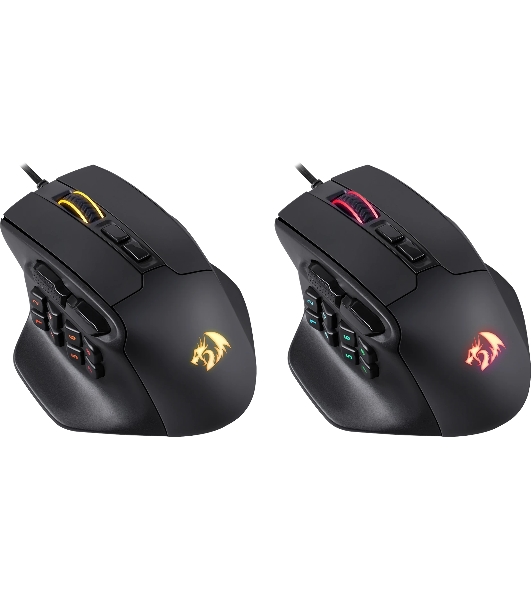 Мышь проводная REDRAGON Aatrox черный, 12400 dpi, USB, кнопки - 15