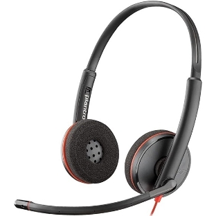Гарнитура Plantronics Blackwire 3225 чёрный, проводная, USB/3.5 мм
