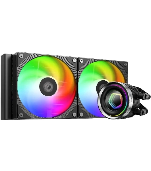 Система жидкостного охлаждения ID-Cooling FX240 INFINITY ARGb черный 120мм алюминий+медь 2000rpm 27.2db 4-pin 300W