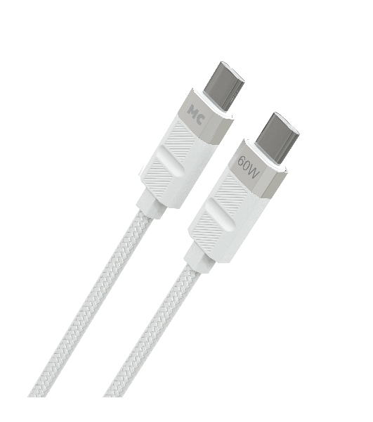 Дата-кабель MORE CHOICE (4620202555007) K87aa 2м USB 3.0A PD60W для Type-C Type-C- 2м, белый