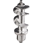 Кухонная машина Korting KKM 0105 Polar мощность 1200 Вт, 7 насадок (планетарный миксер с 3-мя насадками, мясорубка, насадка для колбас, насадка для кеббе, насадка-блендер), объем чаши 5.5 л, 8 скоростей, импульсный режим, механическое управление, белый, фото14