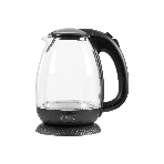 Чайник Energy E-250 (1.7 л) стекло/пластик черный, фото 1