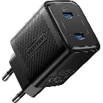 Сетевое зарядное устройство Vention на 2 порт USB С+C GaN 45W Черный, фото 1