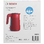 Электрочайник Bosch TWK2M164 красный, 1.7 л, 2400 Вт, скрытый нагревательный элемент, фото9