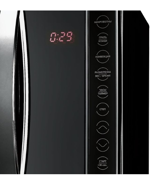 Микроволновая печь BBK 23MWC-881T/B-M черный, 23 л, 800 Вт, переключатели - сенсор