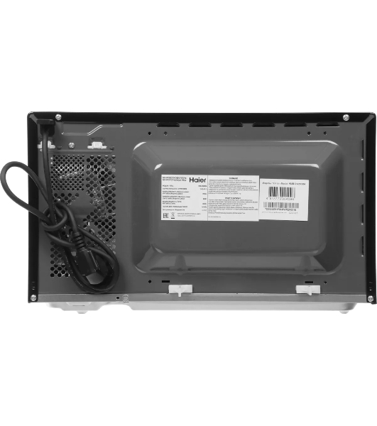 Микроволновая печь Haier HMB-DG208BA черный, 20 л, 800 Вт, переключатели - кнопки, поворотный механизм