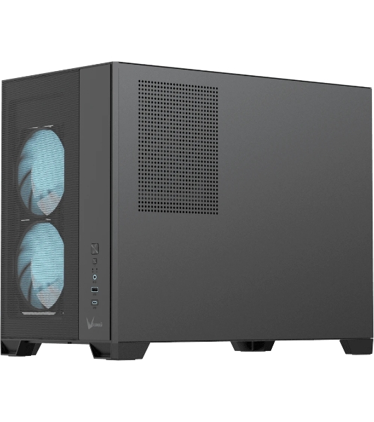 Корпус Formula Air Mesh G6 Plus AR Black, Mini-Tower, чёрный, 3 x 120 мм