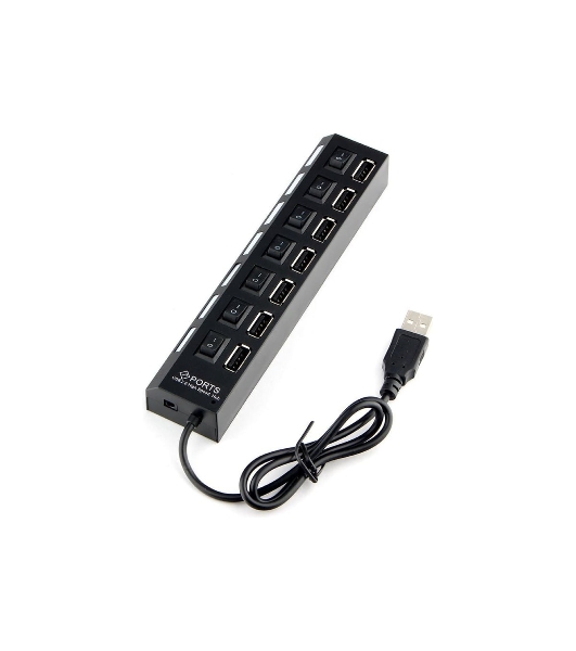 USB-концентратор Gembird UHB-U2P7-01, USB 2.0, 7хUSB, USB