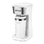 Кофеварка капельная Kitfort КТ-7411 белый/нержавеющая сталь, исп. кофе - молотый, 0.4 л, 450 Вт, фото 1