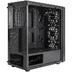 Компьютерный корпус Miditower ExeGate EVO-8243-NPX500 (ATX, БП 500NPX с вент 12 см, 2хUSB+1хUSB 3.0, черный, 3 вент. с RGb подсветкой, боковая панель - закаленное стекло), фото6