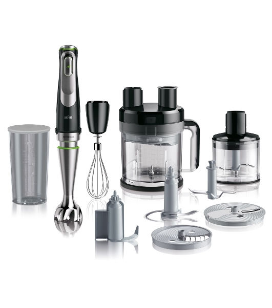 Блендер погружной Braun Multiquick 9 MQ9195XLI черный, 1200 Вт, плавная регулировка, турбо
