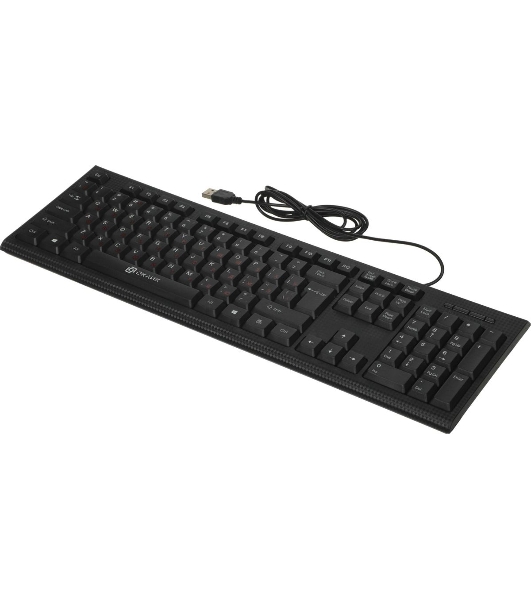 Клавиатура проводная Oklick 120M, USB, черный