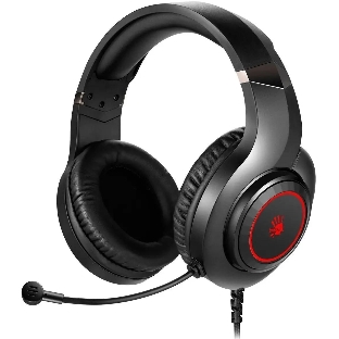 Гарнитура Bloody G220S чёрный, проводная, подсветка