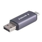 Кард-ридер Gembird FD2-MSD-6/серый/TF/Micro-SD/Micro-SDHC/Micro-SDXC/SD/USB Type-C/USB (OTG)/алюминий, фото5