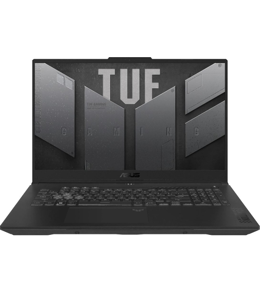 Ноутбук ASUS TUF Gaming FA707NUG-HX182/17.3'/IPS/AMD Ryzen 7 7445HS/16Gb/512Gb SSD/NVIDIA GeForce RTX 4050 6Gb/noOS/серый/2.6kg