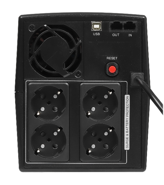 Источник бесперебойного питания CyberPower UT2200EG/2200 ВА/1320 Вт/USB/RJ11/45/4 х CEE 7 (евророзетка)