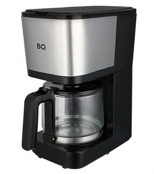 Кофеварка капельная BQ CM2007 стальной/черный, исп. кофе - молотый, 1.25 л, 750 Вт