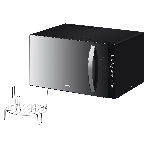 Микроволновая печь BBK 23MWC-881T/B-M черный, 23 л, 800 Вт, переключатели - сенсор, фото5